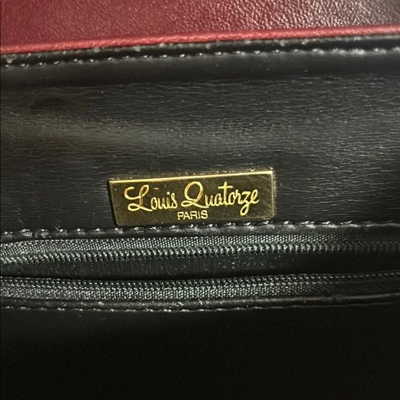 Louis Quatorze Leather Structured Rounded Shoulder Bag - Picture 2 of 6